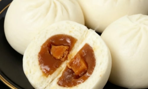 sweet lotus seed paste buns sweet lotus seed paste buns